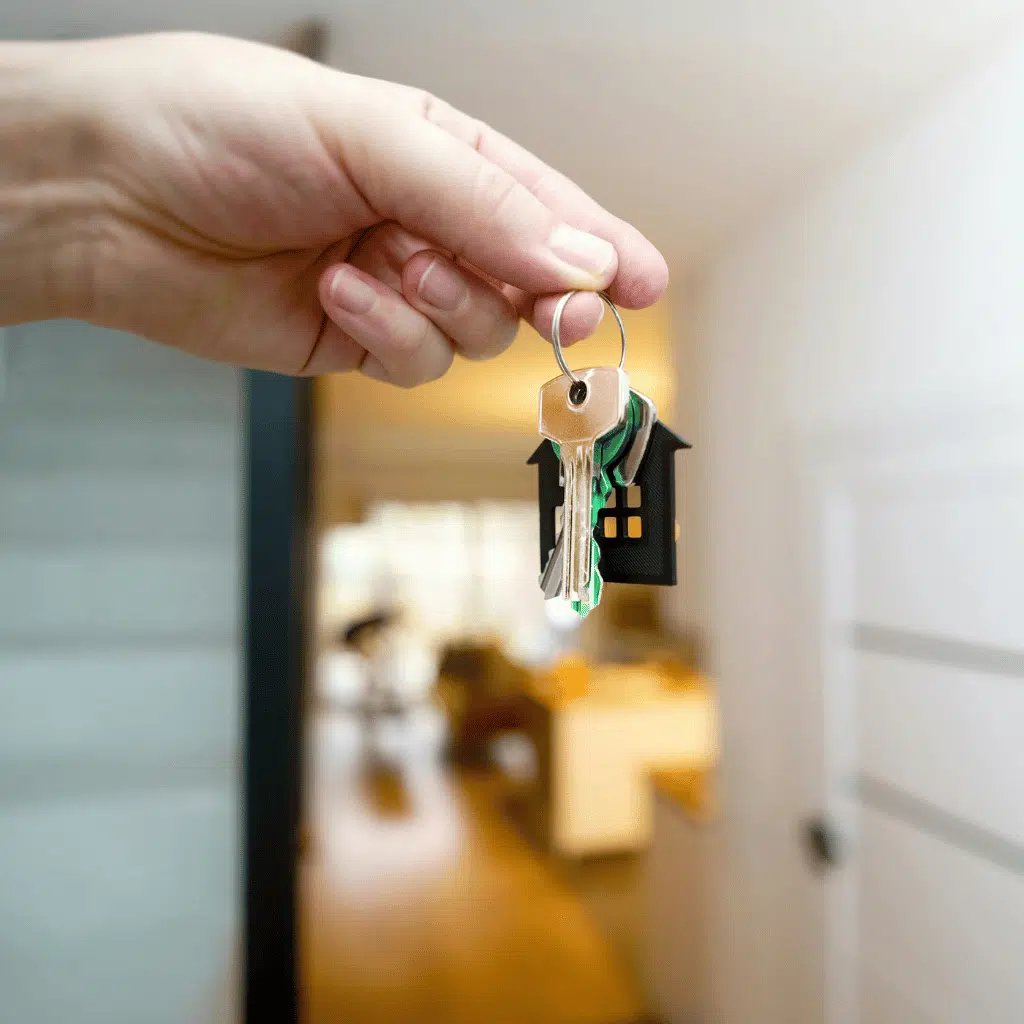 Remise des clés dans un logement Airbnb